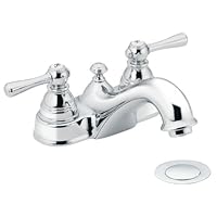 Moen 6101 Kingsley Two-Handle Lavatory Faucet With Drain Assembly, Chrome (Not CA / VT Compliant)