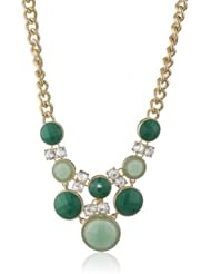 Anne Klein "Colorful Waterfall" Multi-Frontal Necklace, 19"