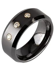 .10 Cttw Dia Set In Silver Bezel by US Gems