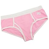 NCAA Kansas Jayhawks Ladies Pink-White Boy Brief- (1)