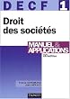 DECF, num�ro 1 : Droit des soci�t�s