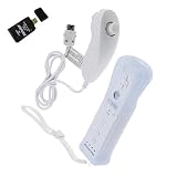White Remote (Built-in MotionPlus) And Nunchuck Controller For Wii Plus AGPtek USB 2.0 All-in-one Card Reader