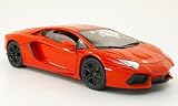 Lamborghini Aventador LP700-4, met.-noire-l, 2011, Model Car, Miniature déjà montée, Mondo Motors 1:18