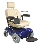 `Alante Power Wheelchair FWD Blue Blue * Front Wheel Drive * Ideal for navigating all of life�s tigh