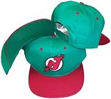 New Jersey Devils Green/Red Two Tone Plastic Snapback Adjustable Plastic Snap Back Hat / Cap