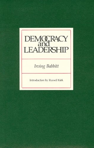 DEMOCRACY AND LEADERSHIP under Political Doctrines in The Books Store