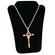 Black Velvet Padded Necklace Bust Display Jewelry Easel 5.5"