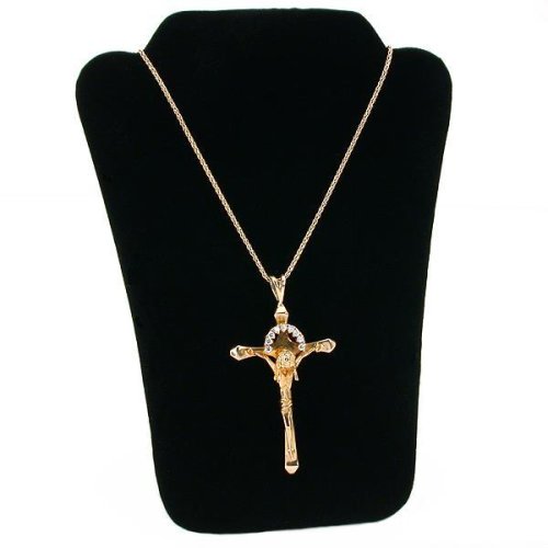 Black Velvet Padded Necklace Bust Display Jewelry Easel 5.5