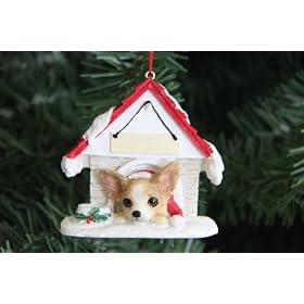 Chihuahua, Fawn Ornament by E&S