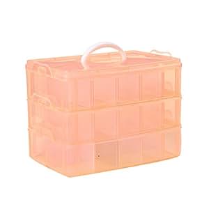 HTM Größe 3-Tier-Kunststoff Transparent Aufbewahrungsbox stapelbar