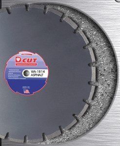 D-CUT Asphalt Blades WA-3018 : PRO (laser welded) Blade size: 30