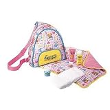 CHOU CHOU Changing Backpack (Teddy Bear w/Pink Bib)