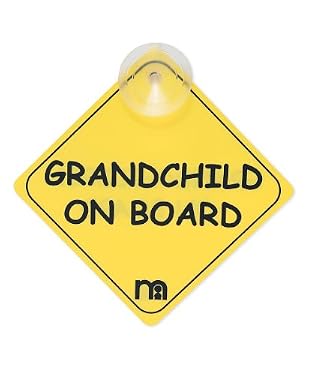 Mothercare Grandchild On Board Sign