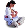 My Brest Friend Breastfeeding Pillow Blue/White Stripe