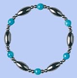 Southwestern Beaded Magnetic Hematite Wristband