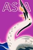 Art Poster, Asia Magazine: The Fisher Cormorant - 18.75 x 27.5