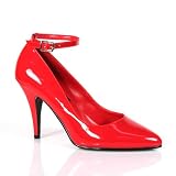 41HPB9PS0PL. SL160  4 Inch Sexy Classic Pump Shoes Womens High Heel Shoes Evening Shoes Ankle Strap Red Patent