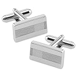 Intersection by Principessa silver silver plated cufflinks