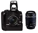Canon EOS 350D - Appareil photo num�rique - Reflex - 8.0 Mpix - objectifs Canon EF-S 18 - 55 mm et EF 55 - 200 mm - zoom optique 