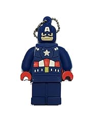 From Amazon.com. Click for details:
 PC Accessory: 8GB Captain America Lego Edition Flash Drive, Memory Storage Device, Thumb Drive - BatmanPresents PC Accessory: 8GB Captain America Lego Edition Flash Drive, Memory Storage Device, Thumb Drive - BatmanPresents