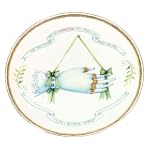 Department 56 Krinkles Twelve Days Appetizer Plate, Day 5