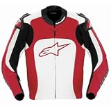 Alpinestars MX-1 Leather Motorcycle Jacket Red 50