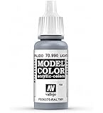 Vallejo Light Grey Model Color Paint, 17ml