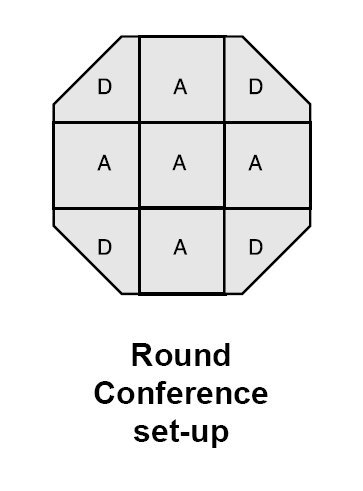 Aspen Conference Table Package #1 in Hansen Cherry Finish