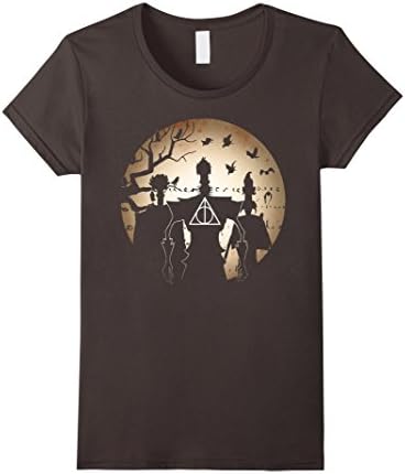 Women's Three Harry's men always look forward potter t shirt Large Asphalt