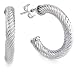 Price Comparison : Sterling Silver Designer Inspired Hoop Earrings