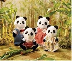 CALICO CRITTERS WILDER PANDA BEAR FAMILY