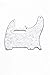 Allparts PG-0562-055 White Pearloid Pickguard for Telecaster