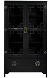 Wuchow 31w 4 shelf Cabinet With Glass Doors