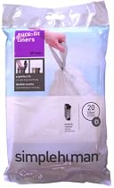 simplehuman Bin Liners (20) - 20 Litre, Code D