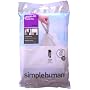 simplehuman Bin Liners (20) - 20 Litre, Code D