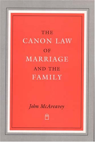 The Canon Law of Marriage & the Family under Canon Law in The Books Store
