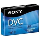 #1 Sony DVM60PPR (DVM60) 60-Minute Mini DVC-10/5 Pack-Total 50 Camcorder DVCs