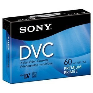 #1 Sony DVM60PPR (DVM60) 60-Minute Mini DVC-10/5 Pack-Total 50 Camcorder DVCs