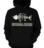 salt water fishing tackle:Fillet & Release Mens Sweatshirt, Hilarious Funny Fishing Mens Pullover Hoodie, X-Large, Black