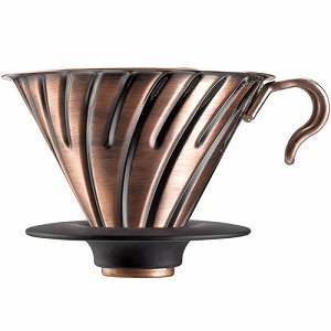 Hario Vintage Metal V60 Coffee Dripper 02 Size Pour Over (Copper) Hario Vintage Metal V60 Coffee Dripper 02 Size Pour Over (Copper)