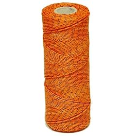 Bon Tools 11-259 Bonded Braided Nylon Line - Orange w Black Flecks by Bon Tools