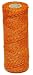 Bon Tools 11-259 Bonded Braided Nylon Line - Orange w/ Black Flecks