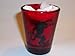 Fireball Whiskey Red Glass Lettered Shot Glass- (1) Shot Glass
