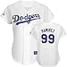 Manny Ramirez Majestic Replica Los Angeles Dodgers Women's Jersey - X-Large