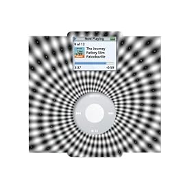Click here to buy Slick Skin for 5th Generation iPod Video- Black/ White Warp by Allsop.