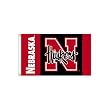 Nebraska Cornhuskers NCAA 3' x 5' Single Sided Banner Flag by BSI Products Inc.
