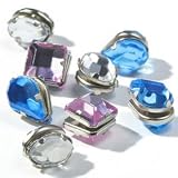 Conair HJ1RPX Quick Gems Hair Jeweler Replacement Pack with 3 Colors, Pink, Blue and Crystal