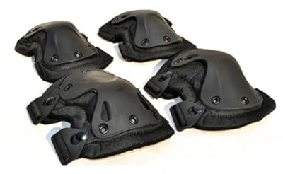 ハッチ HATCH XTAK タイプ エルボーパッド & ニーパッド セット ブラック サバゲー 肘 膝 プロテクター