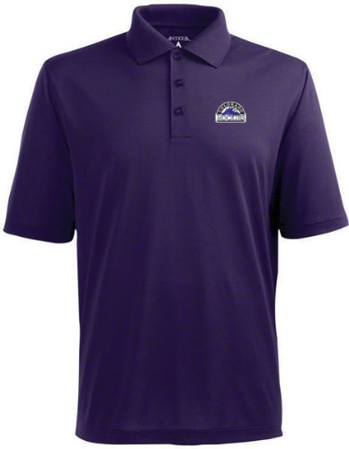 Colorado Rockies Purple Pique Extra Light Polo Shirt