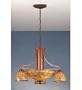 32W Dragonfly 3 Arm Chandelier W Invert Ceiling Fixture